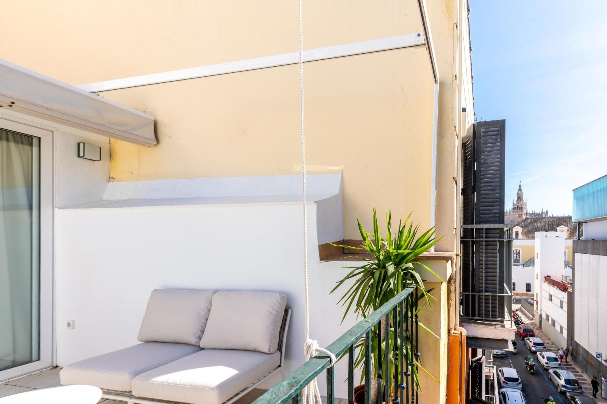 Апартаменты Duplex Con Terraza Junto A La Catedral Севилья Экстерьер фото